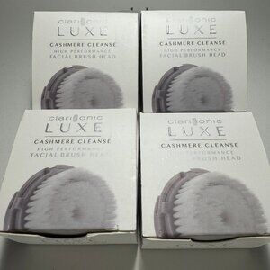 Clarisonic Luxe Cashmere Facial Cleansing Brush Head Replacement 4 PACK